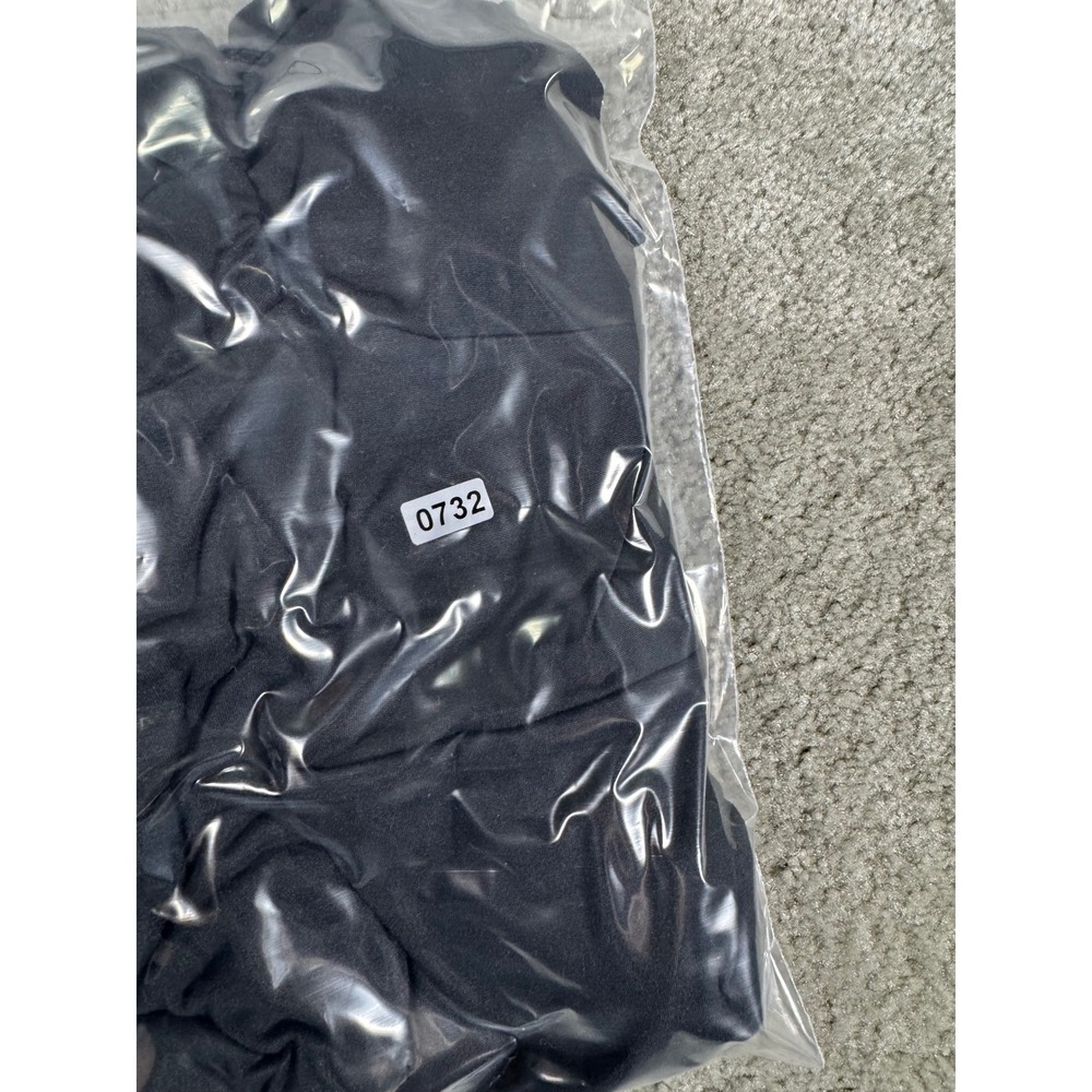 Hollister Black Active Dress Ruffle Strap Cinched Sweetheart with Shorts Medium - Picture 8 of 8